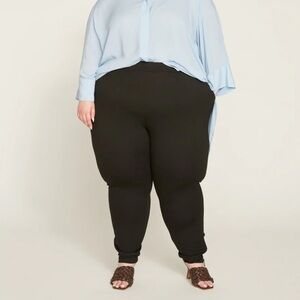 Universal Standard Black Moro Pocket Ponte Pants Zip Ankle Size 4XL (US 38/40)